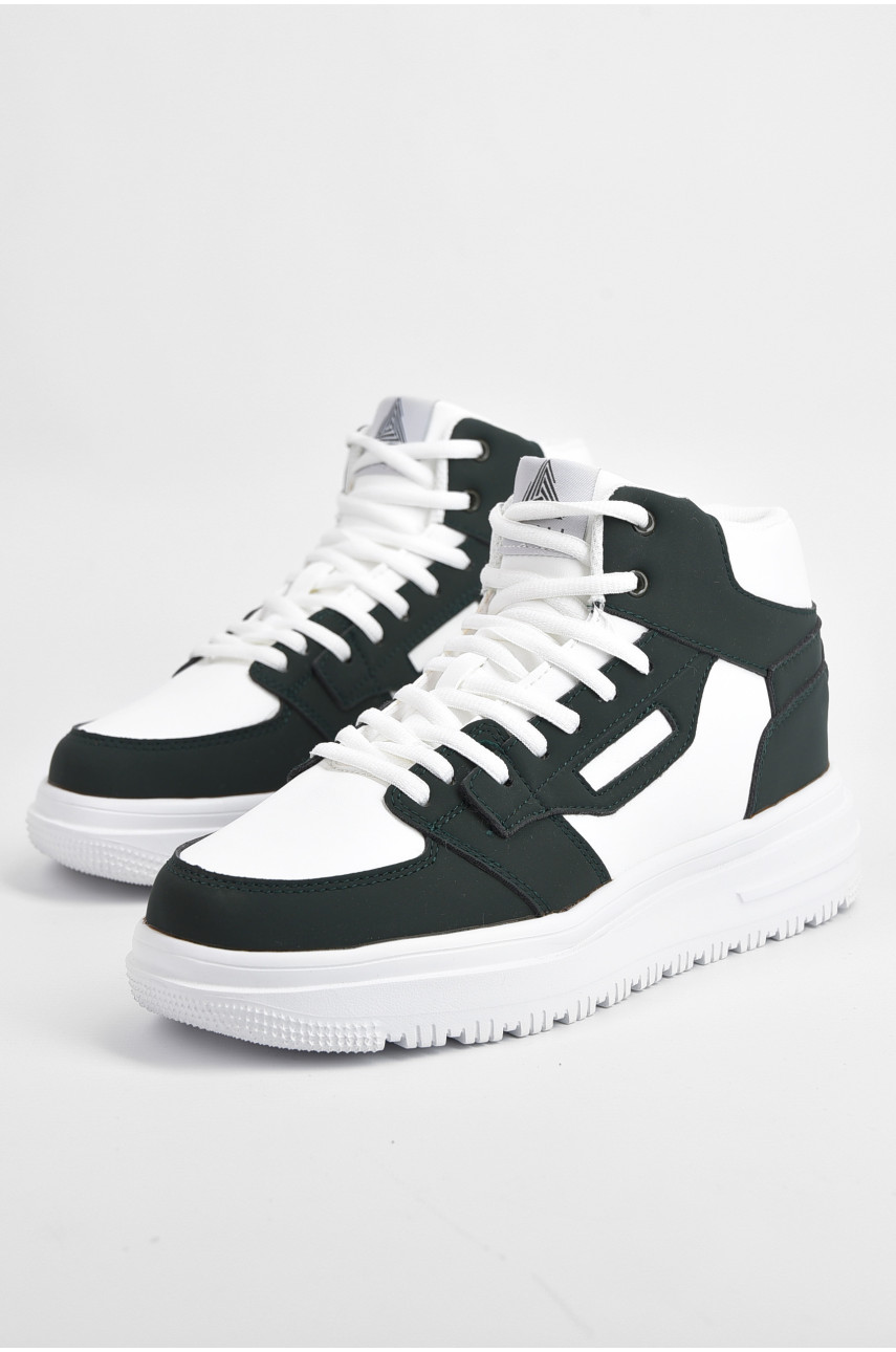 Кросівки чоловічі зимові чорно-білого кольору 703-115 195207 Кросівки чоловічі зимові чорно-білого кольору 703-115 195207