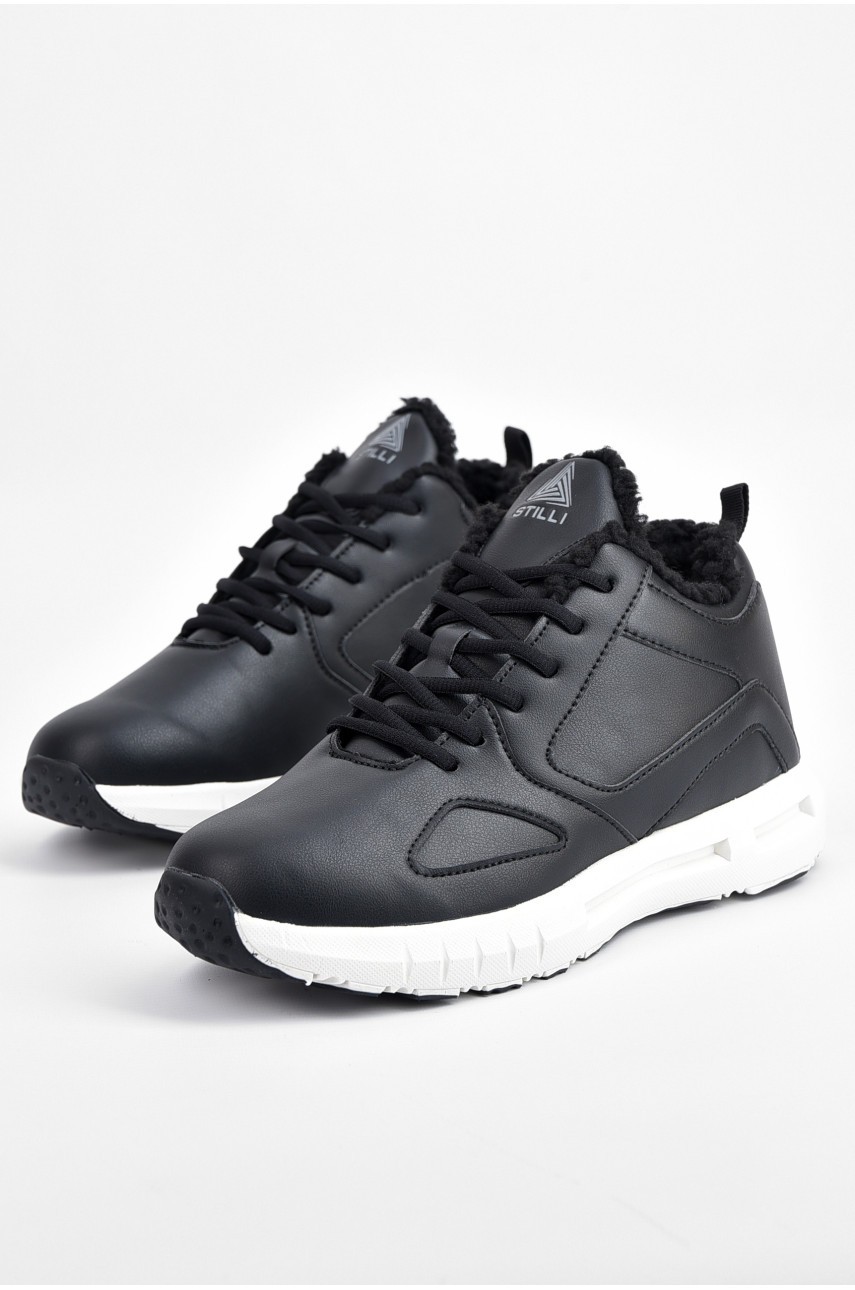 Кросівки чоловічі зимові чорного кольору 627-11 195208