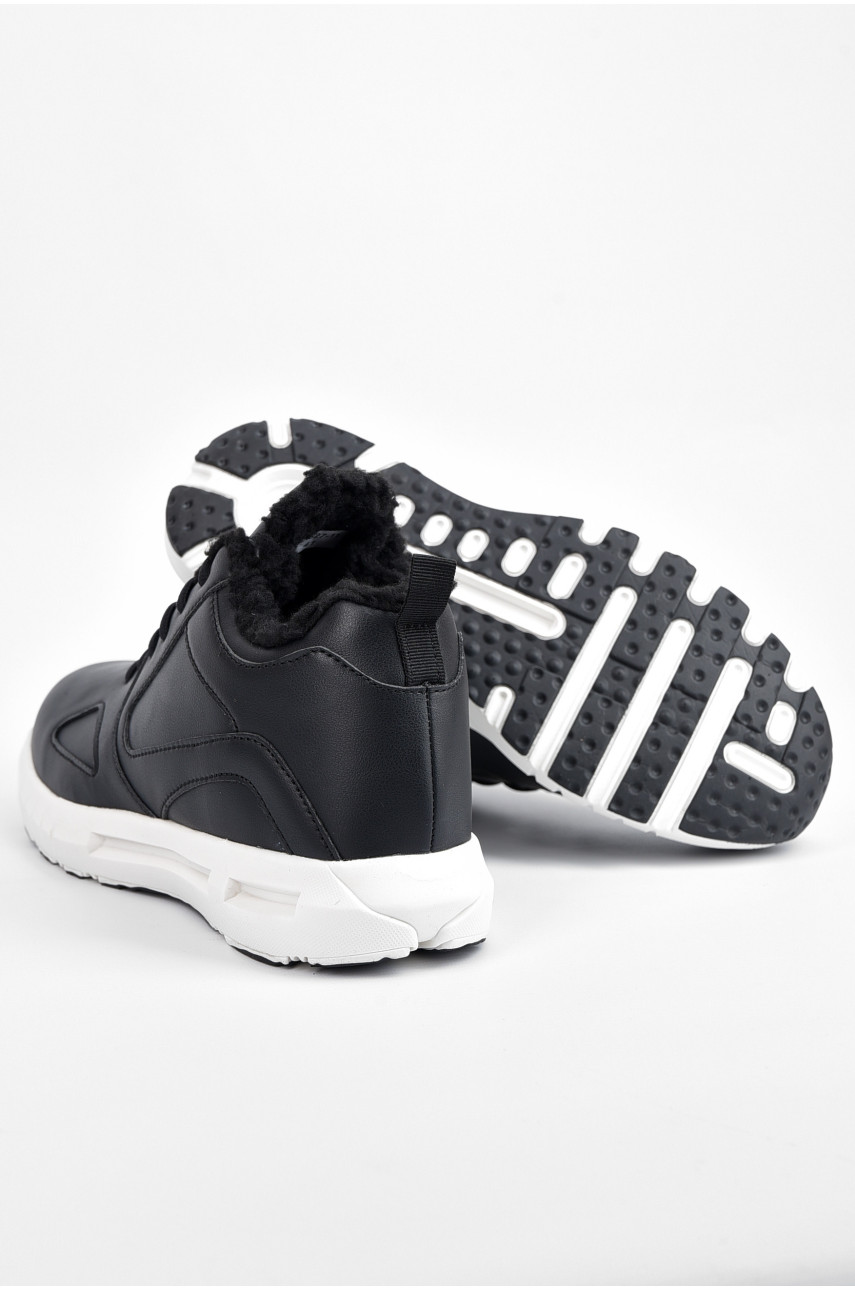 Кросівки чоловічі зимові чорного кольору 627-11 195208