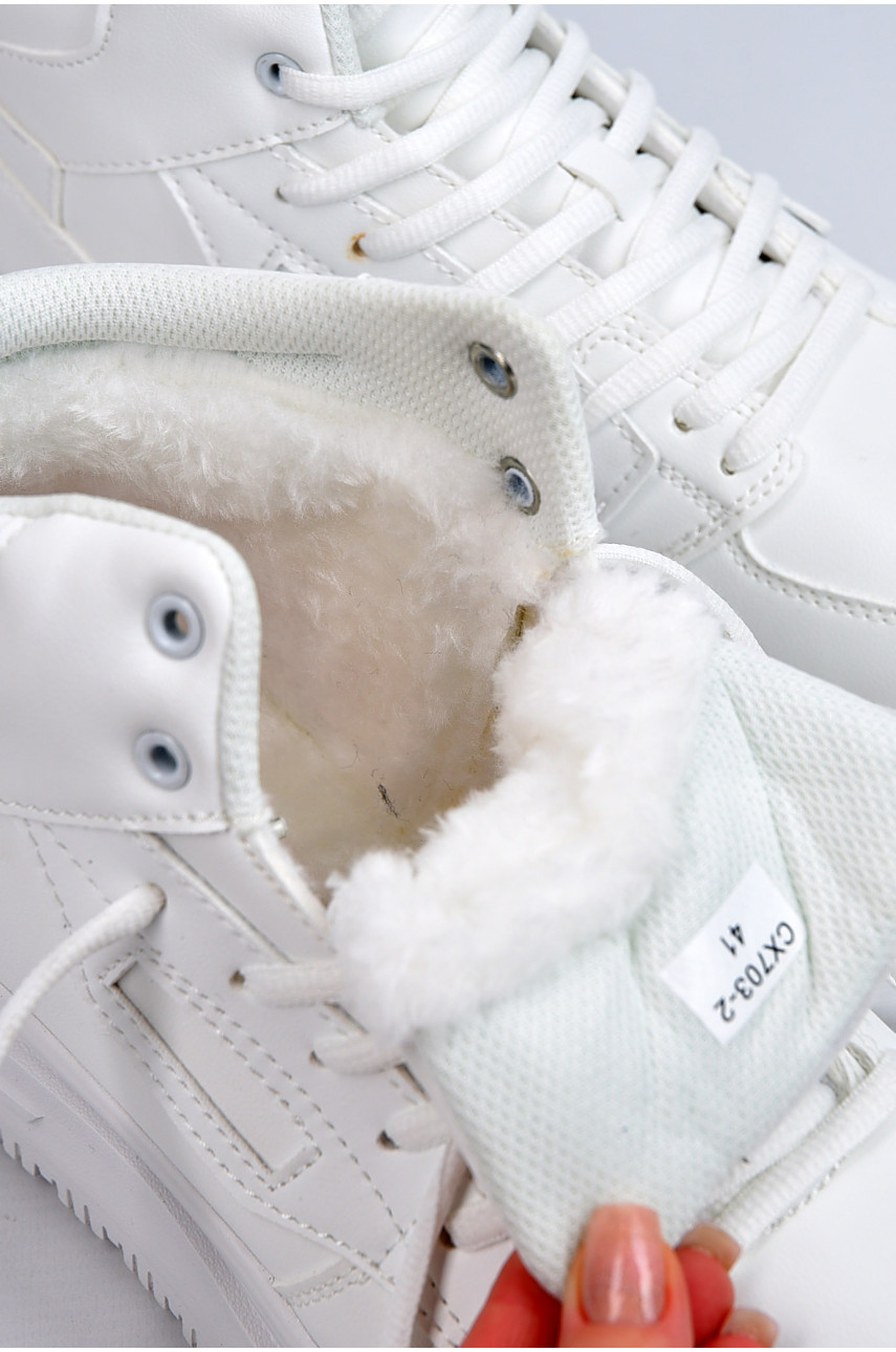 Кросівки чоловічі зимові білого кольору 703-2 195210 Кросівки чоловічі зимові білого кольору 703-2 195210