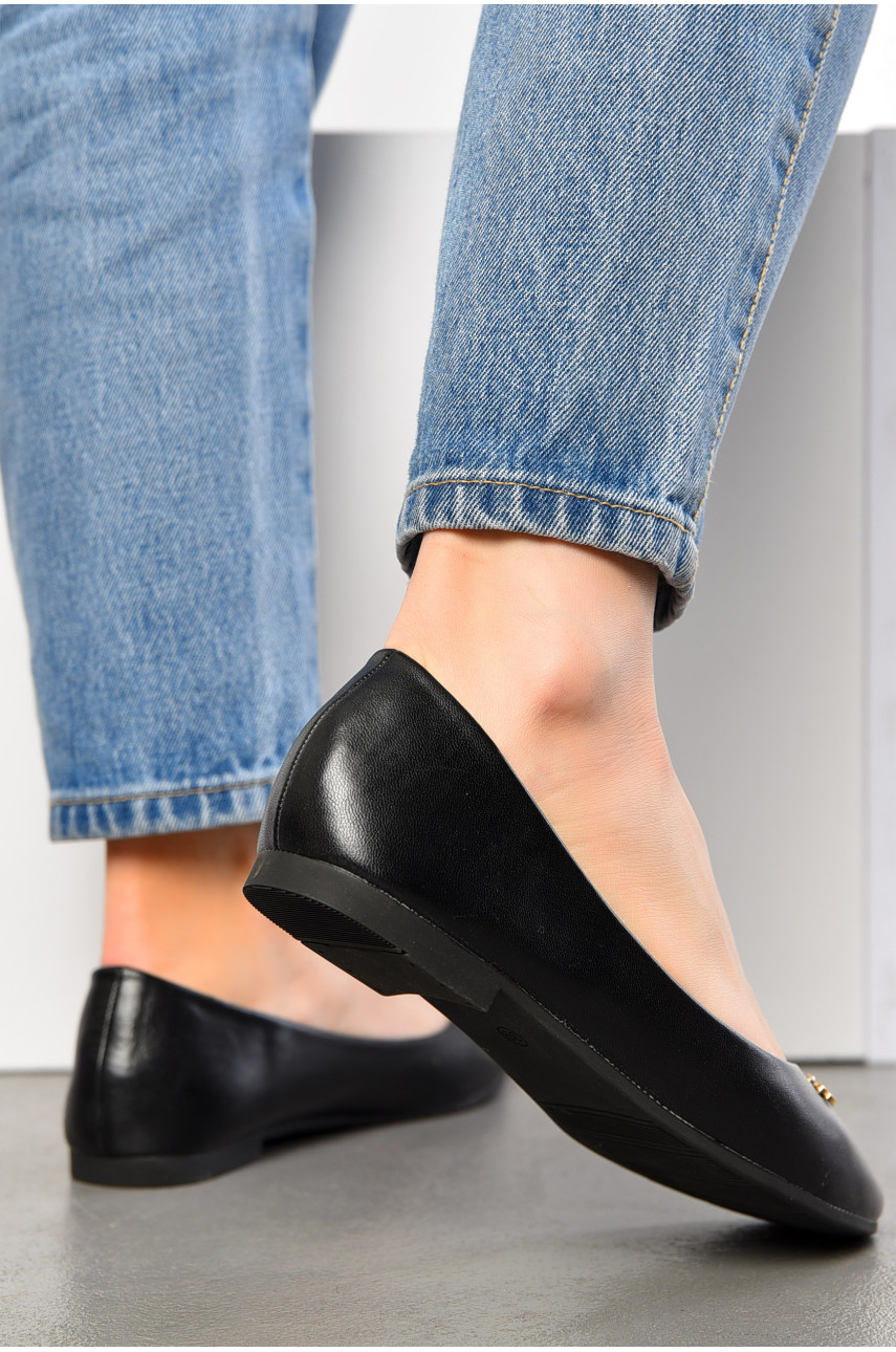 Балетки женские черного цвета 17-13425 195234 Балетки женские черного цвета 17-13425 195234