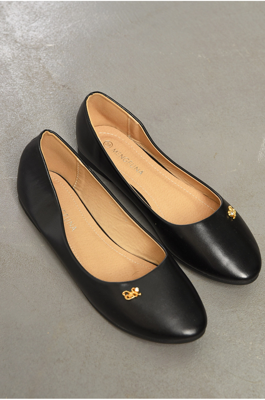 Балетки женские черного цвета 17-13425 195234 Балетки женские черного цвета 17-13425 195234