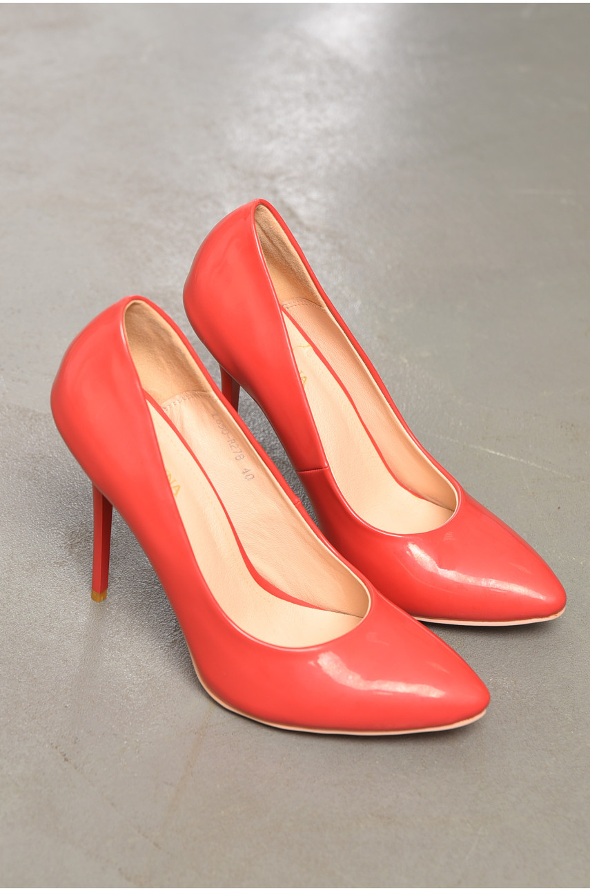 Туфлі жіночі кораллового кольору 3515 195294