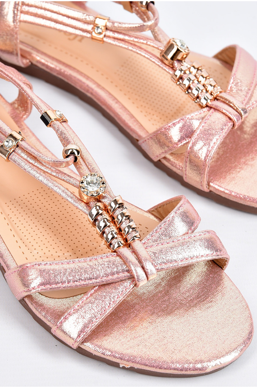 Босоножки женские розового цвета 19-61610 195305 Босоножки женские розового цвета 19-61610 195305