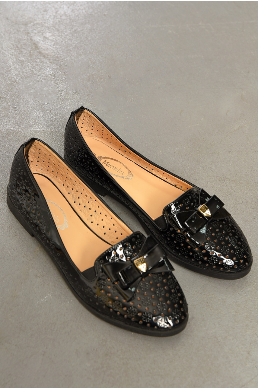 Балетки женские черного цвета 18-50384 195333 Балетки женские черного цвета 18-50384 195333