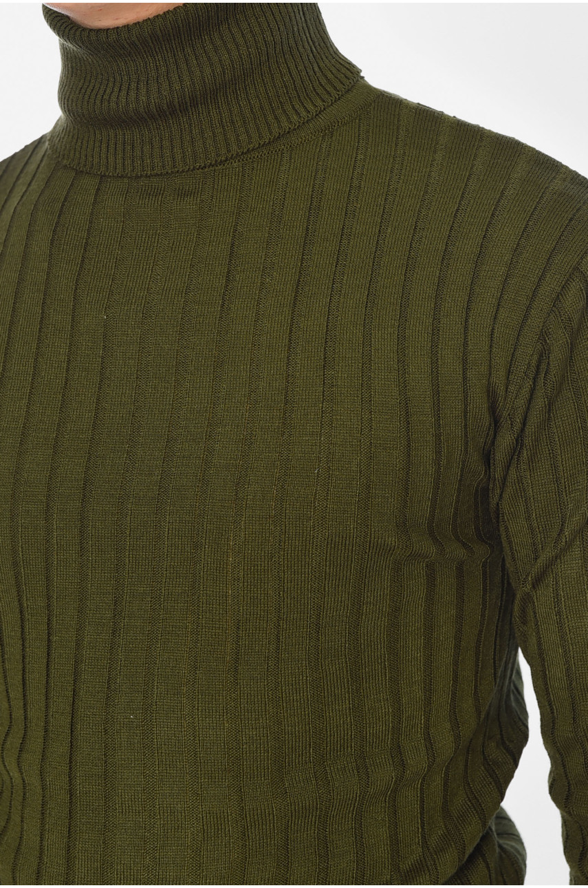 Гольф мужской цвета хаки 4024-7 195383 Гольф мужской цвета хаки 4024-7 195383