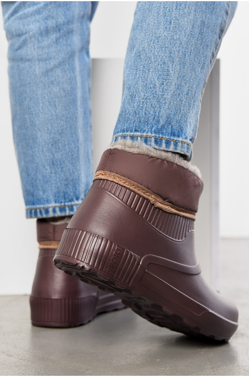 Галоши женские утепленные цвета индиго Е26 195400