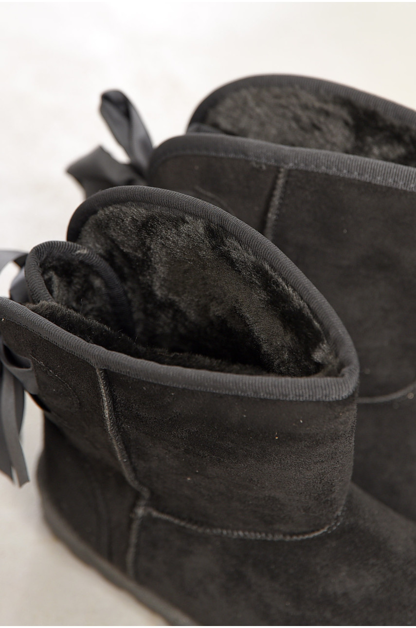 Уггі жіночі на хутрі чорного кольору 763 195415