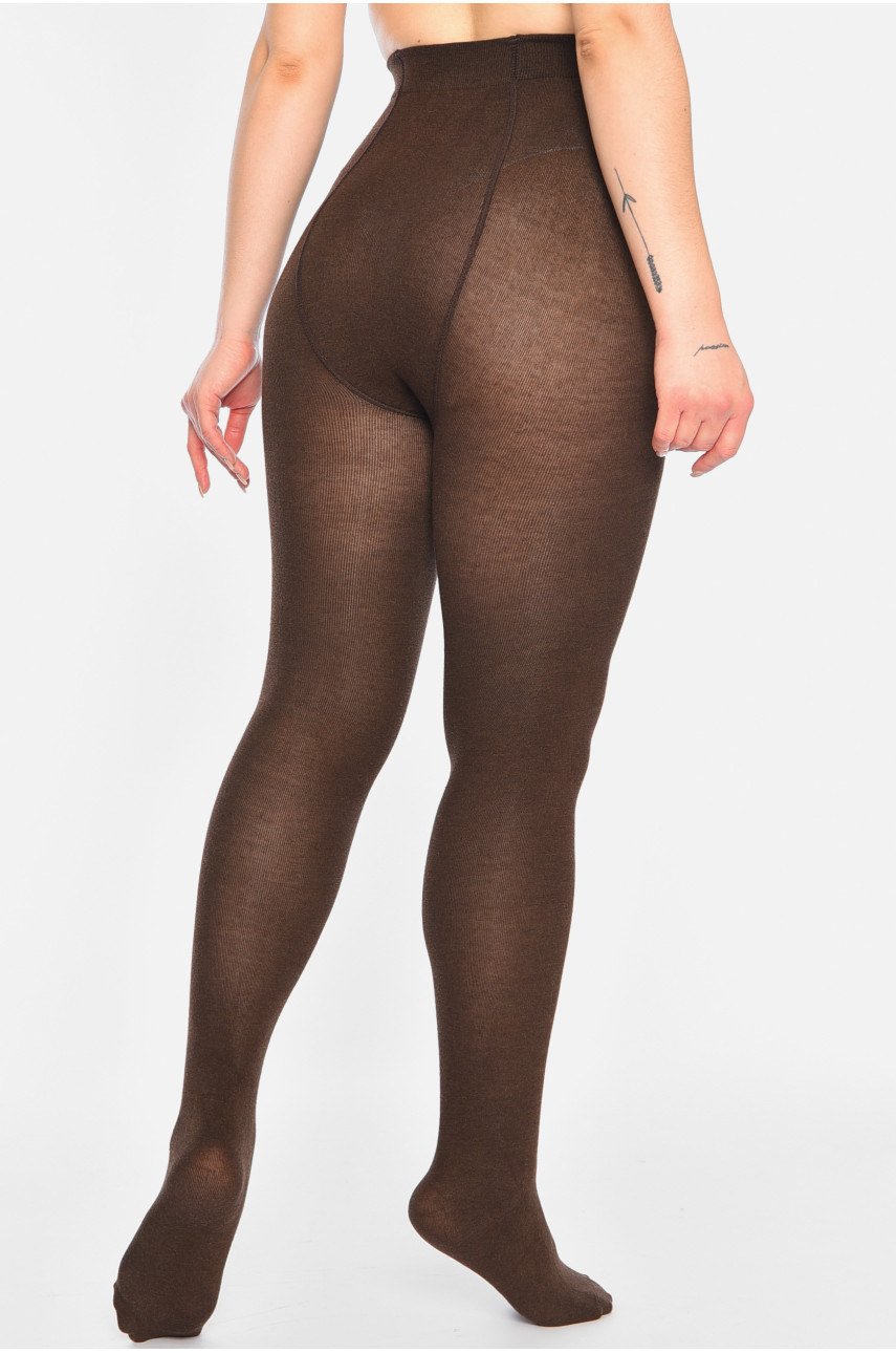 Колготи жіночі шоколадного кольору 890 195470
