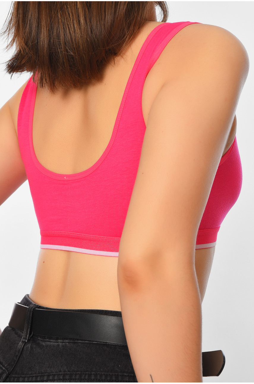 Топ женский розового цвета чашка В 195481 Топ женский розового цвета чашка В 195481