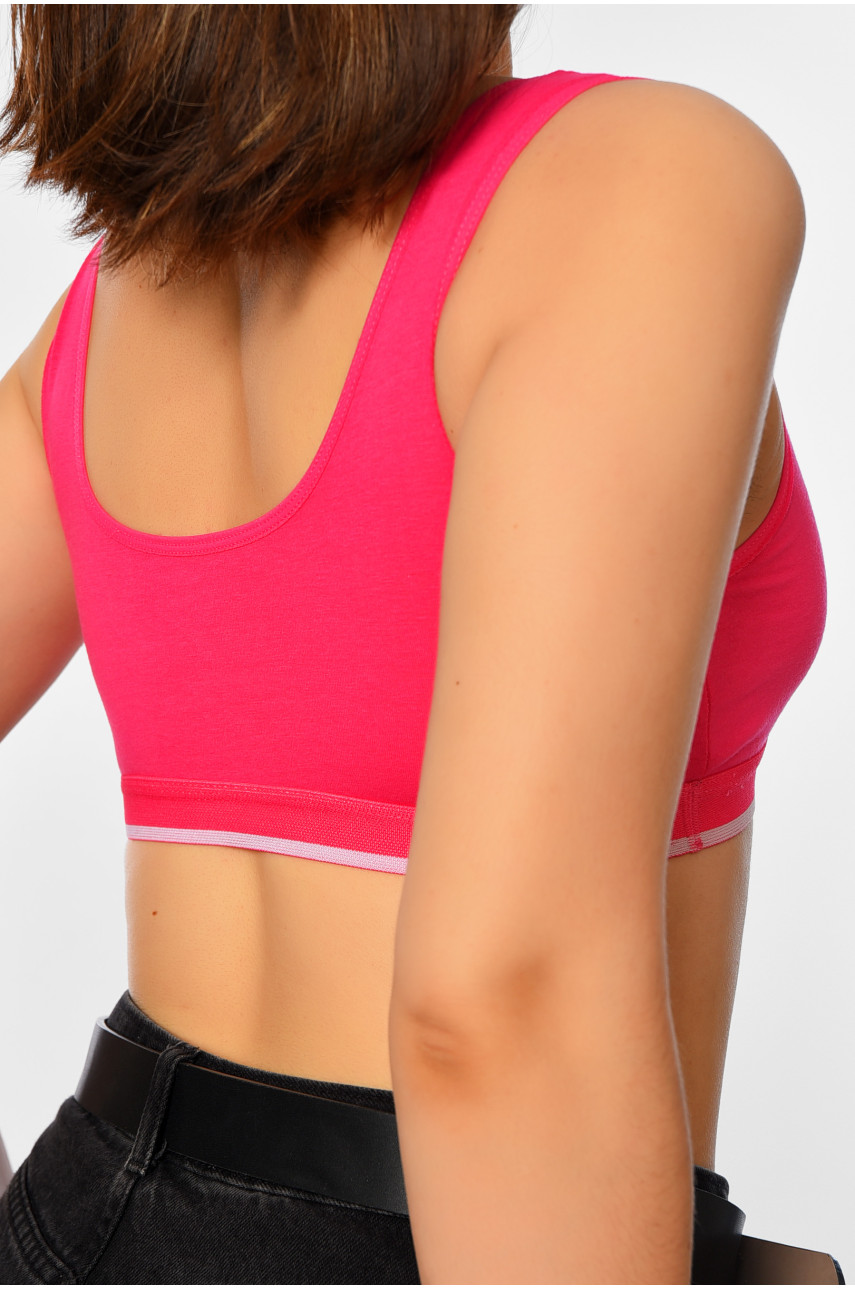 Топ женский розового цвета чашка В 195488 Топ женский розового цвета чашка В 195488