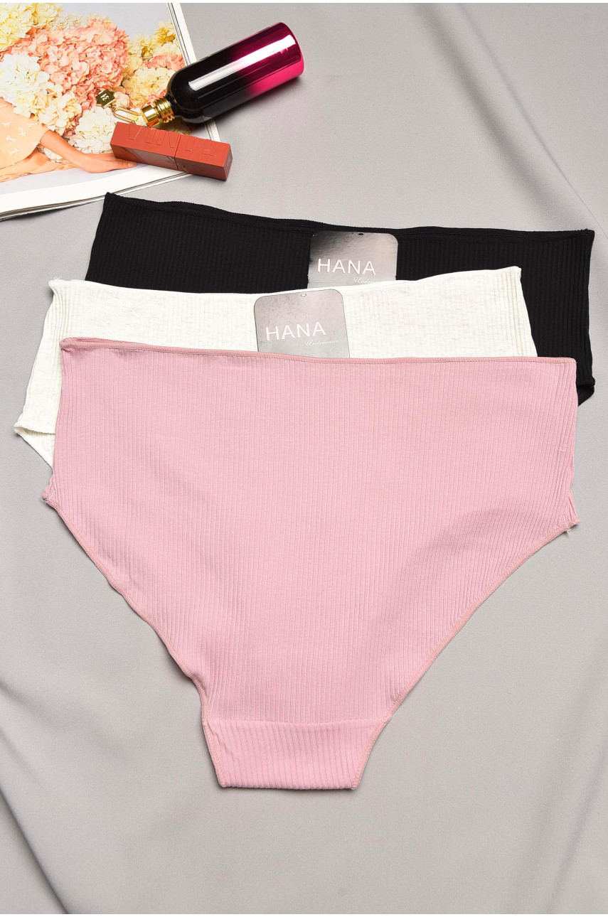 Набор трусов женских полубатальных 3 штуки 57259 195500