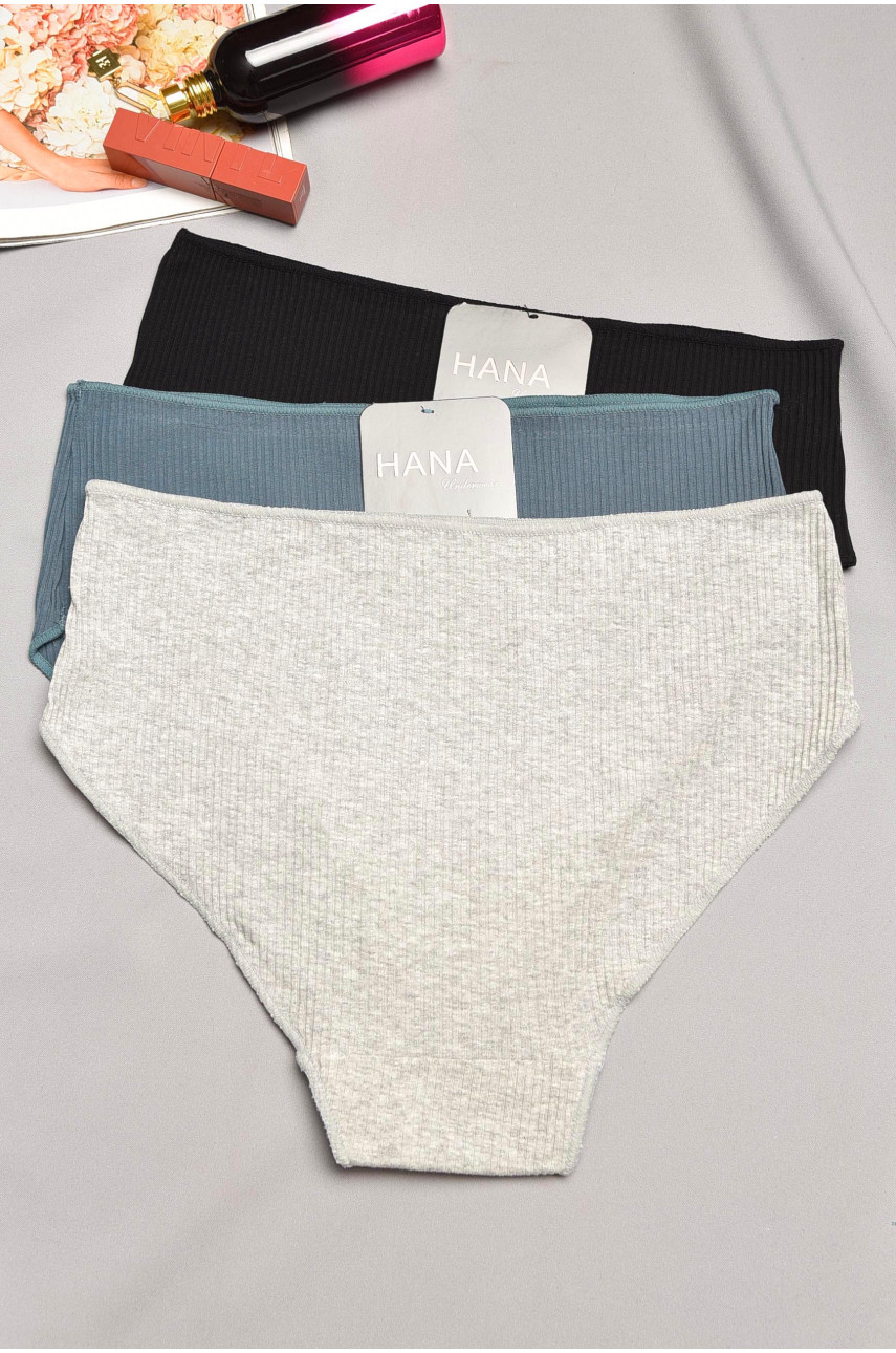 Набор трусов женских полубатальных 3 штуки 57259 195501