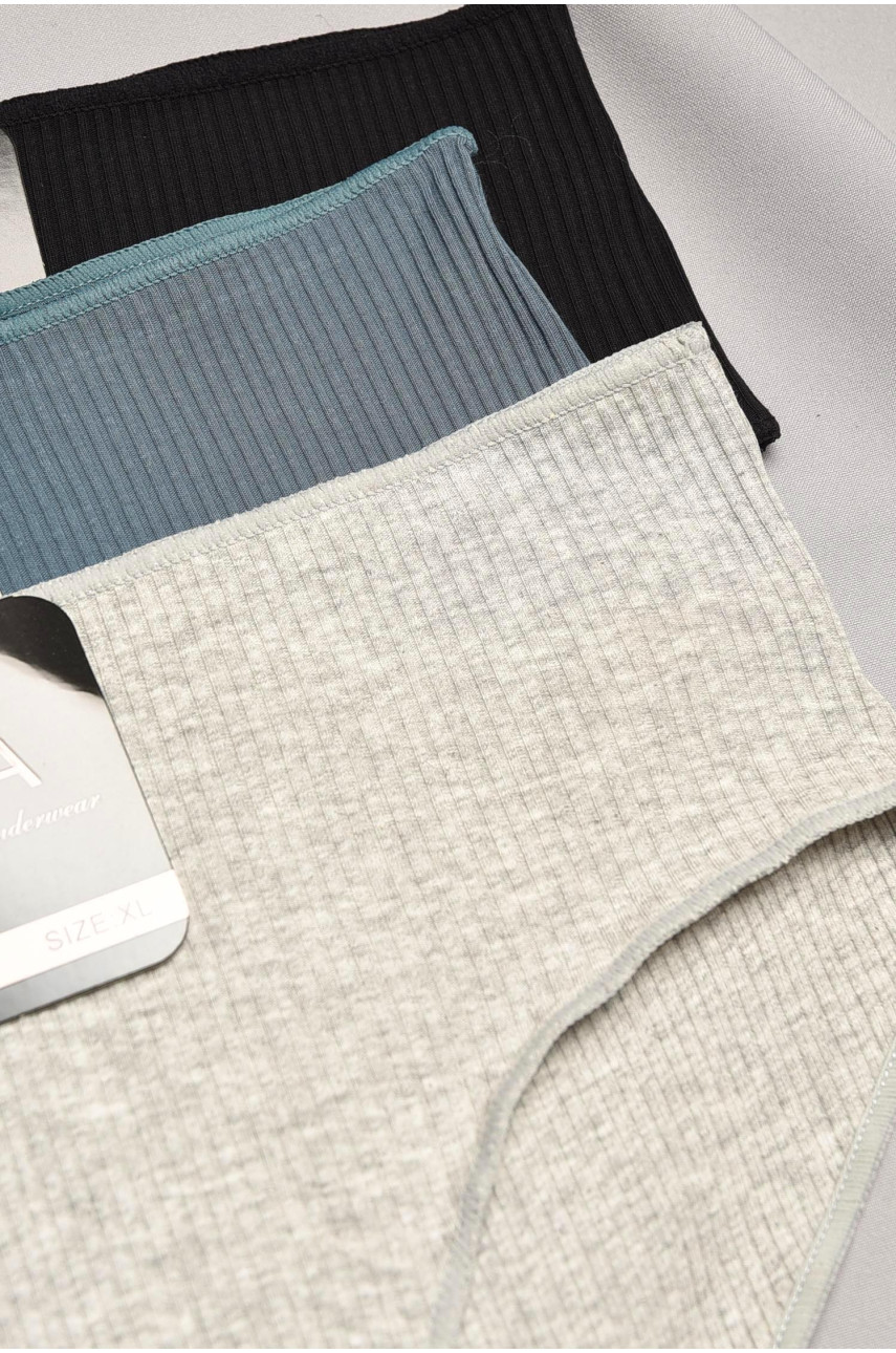 Набор трусов женских полубатальных 3 штуки 57259 195501