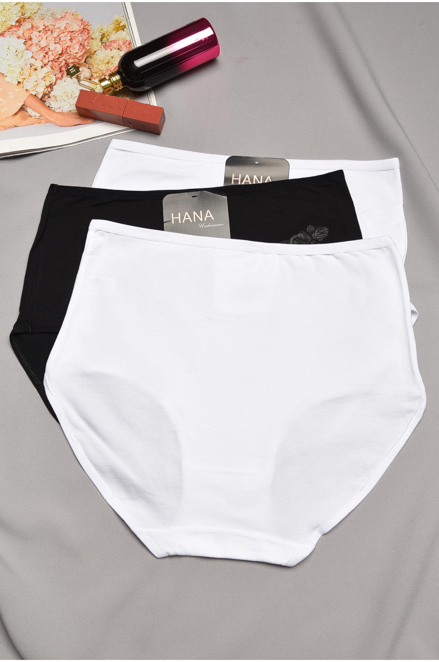 Набор трусов женских полубатальных 3 штуки 24129 195506