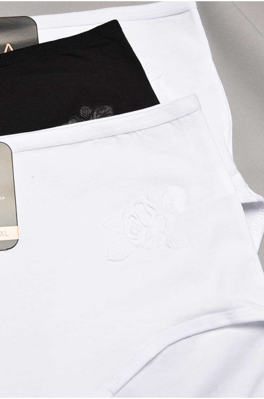 Набор трусов женских полубатальных 3 штуки 24129 195506