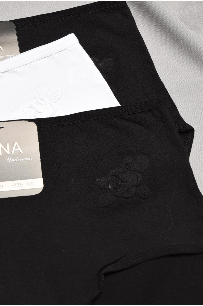 Набор трусов женских полубатальных 3 штуки 24129 195507
