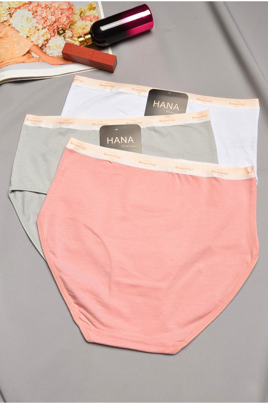Набор трусов женских полубатальных 3 штуки 21003 195513