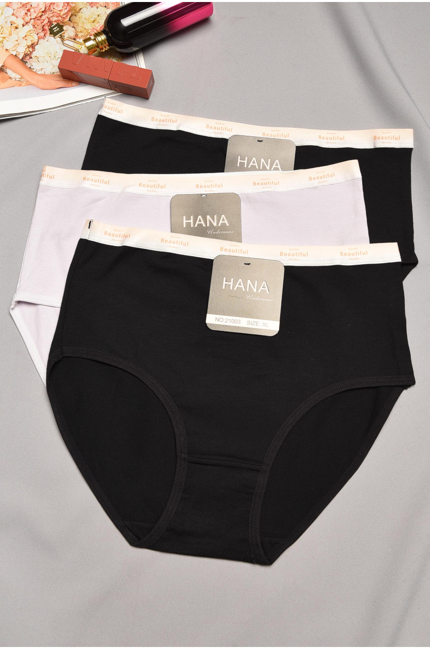 Набор трусов женских полубатальных 3 штуки 21003 195515