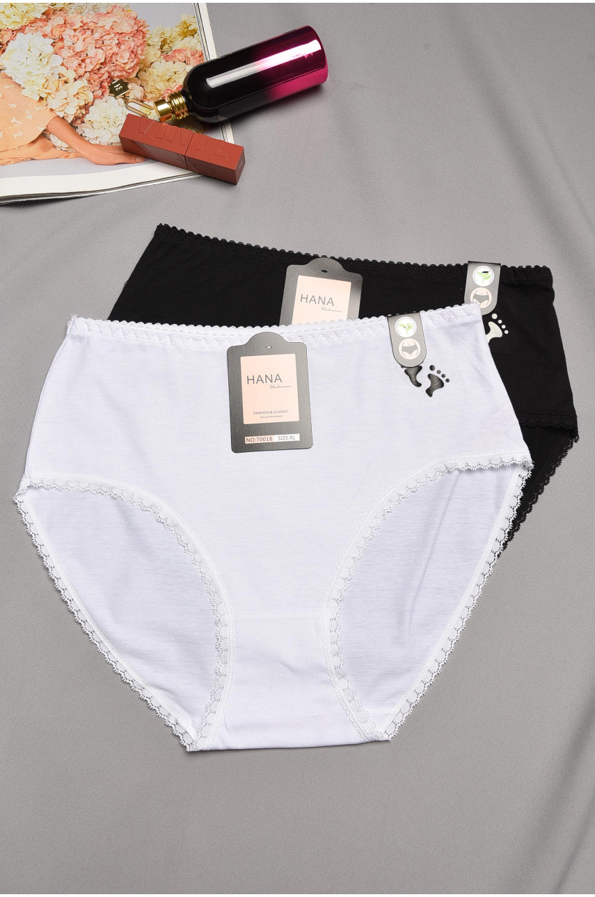 Набор трусов женских полубатальных 2 штуки 70018 195519