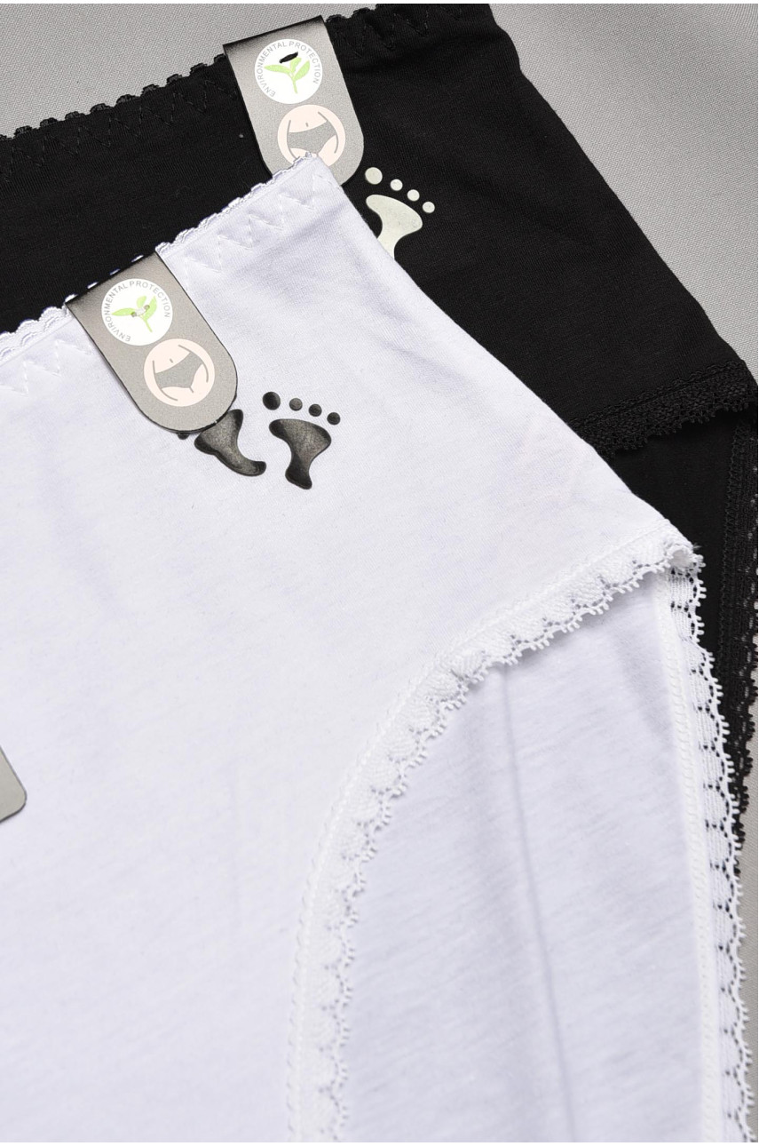 Набор трусов женских полубатальных 2 штуки 70018 195519