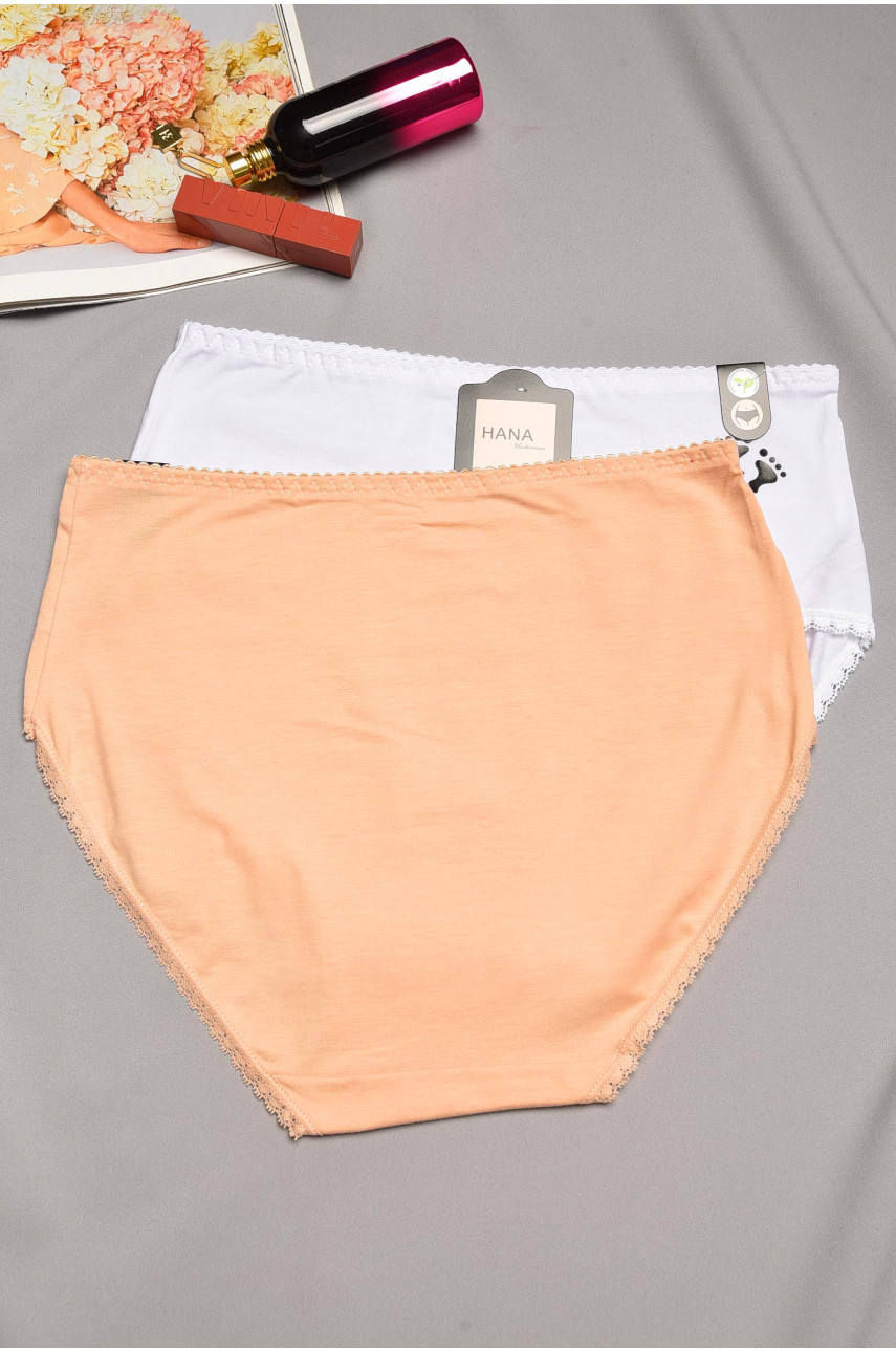 Набор трусов женских полубатальных 2 штуки 70018 195522