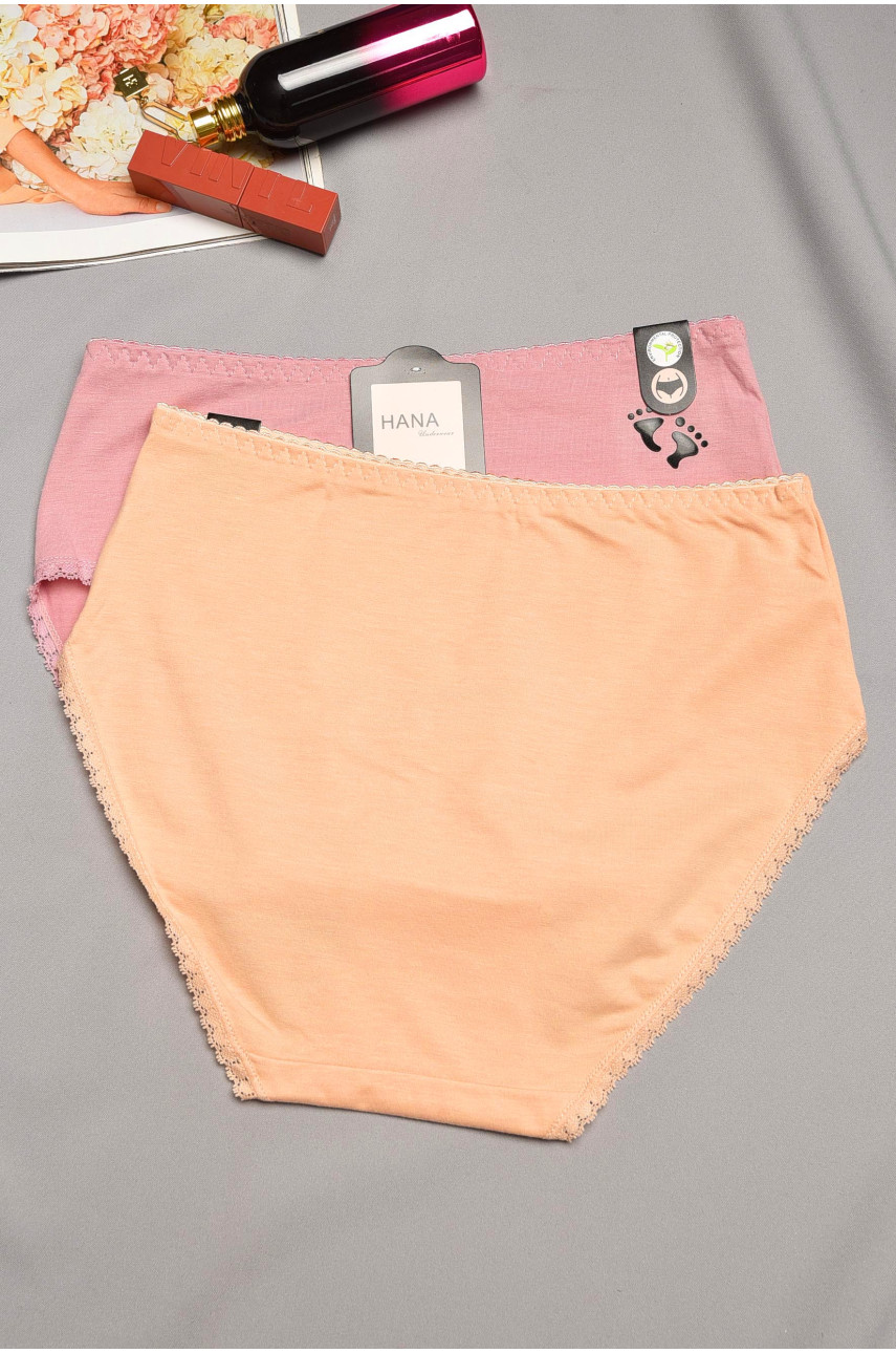 Набор трусов женских полубатальных 2 штуки 70018 195524