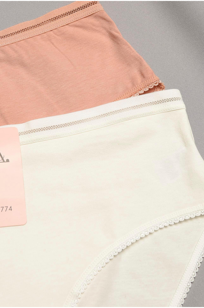 Набор трусов женских полубатальных 2 штуки 00774 195525