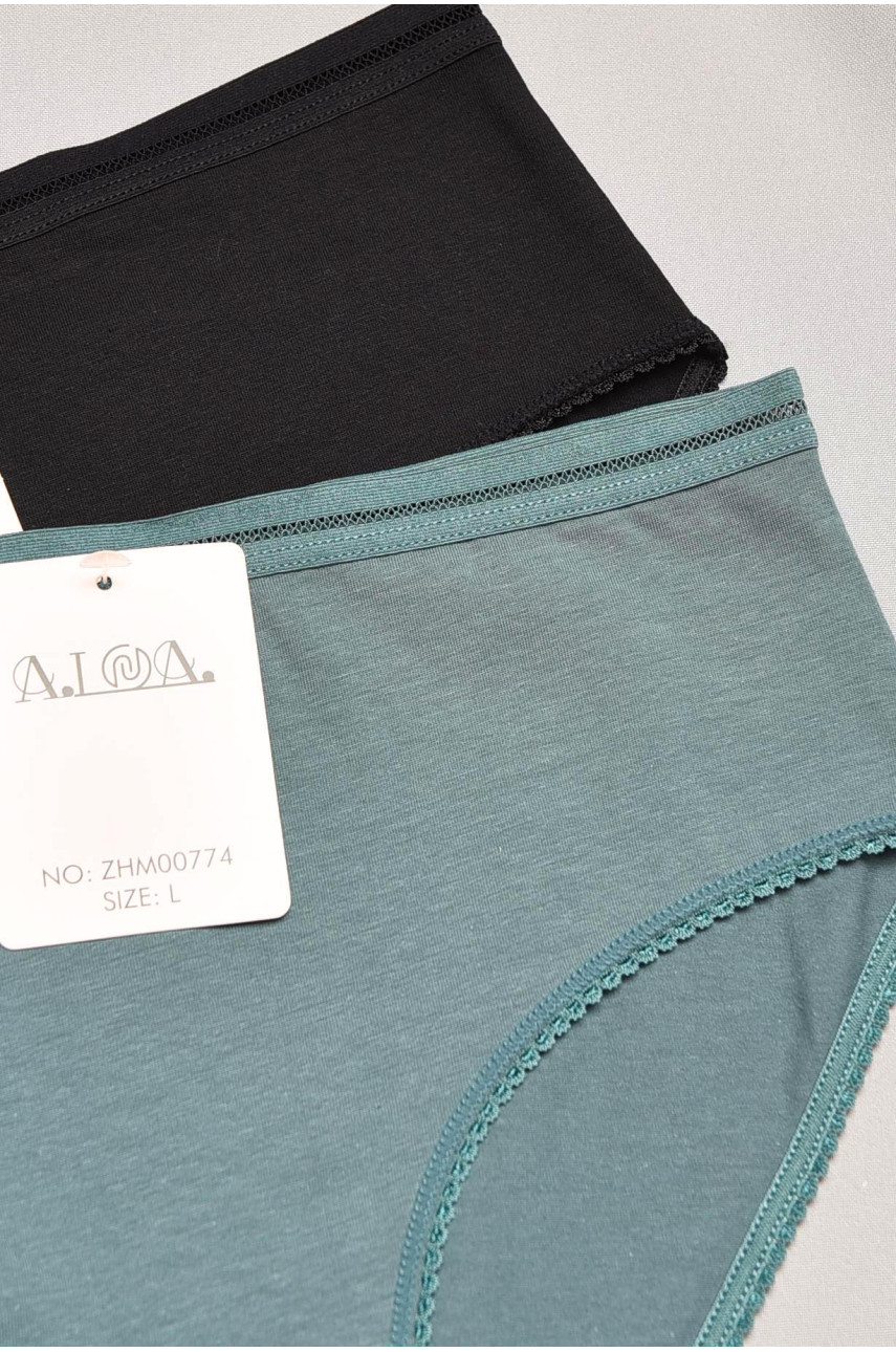 Набор трусов женских полубатальных 2 штуки 00774 195526