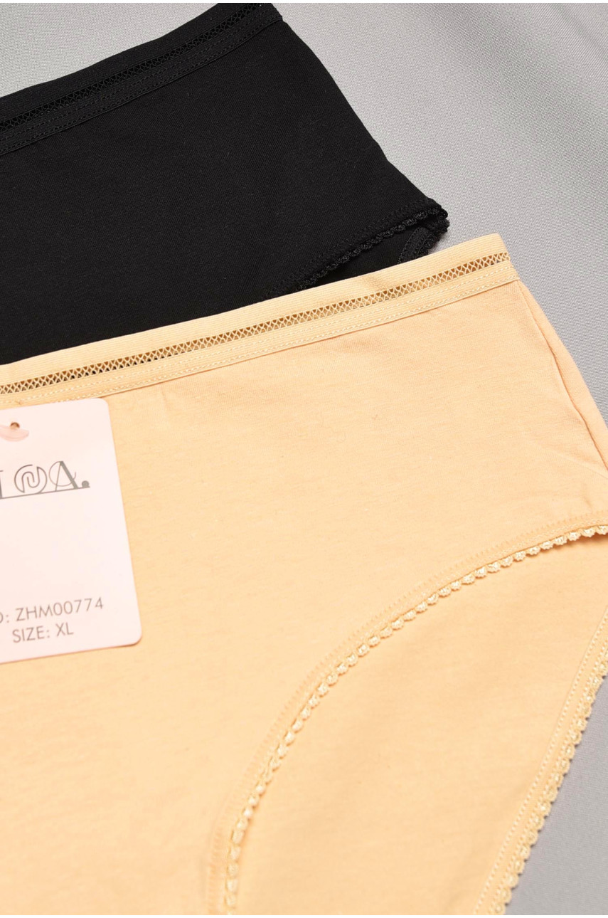 Набор трусов женских полубатальных 2 штуки 00774 195527