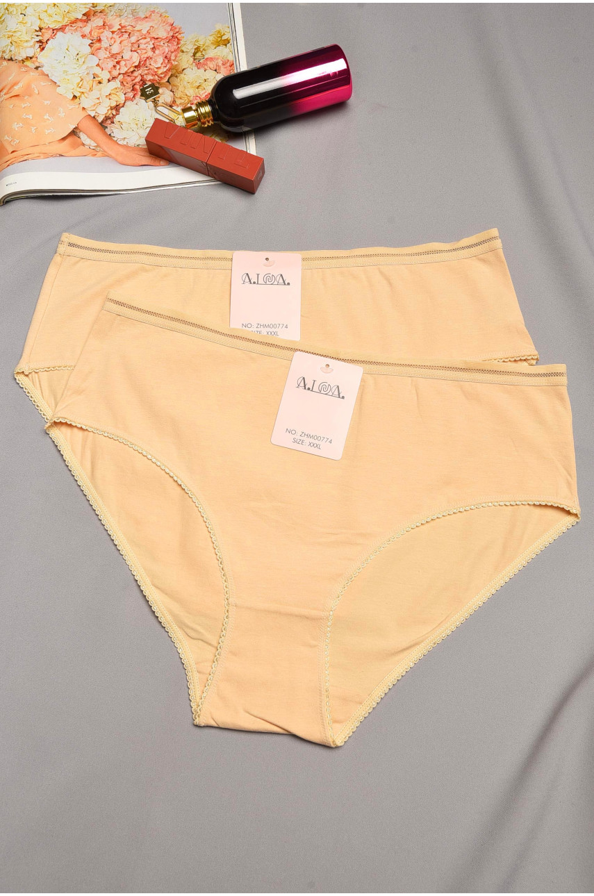 Набор трусов женских полубатальных 2 штуки 00774 195529