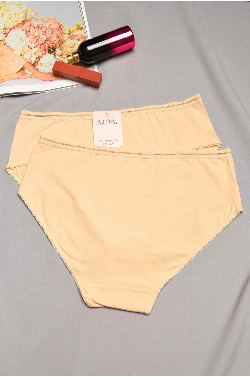 Набор трусов женских полубатальных 2 штуки 00774 195529