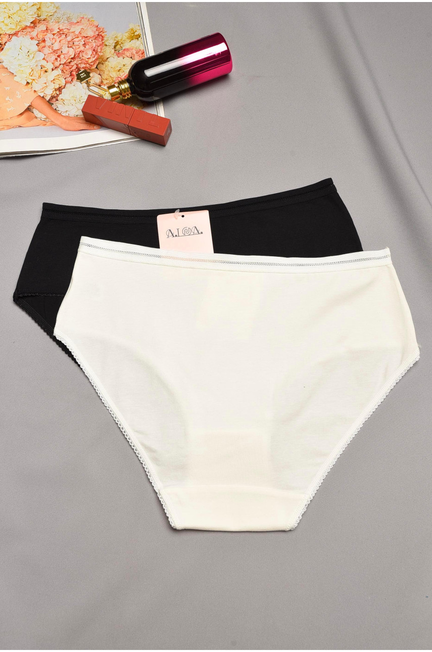 Набор трусов женских полубатальных 2 штуки 00774 195530