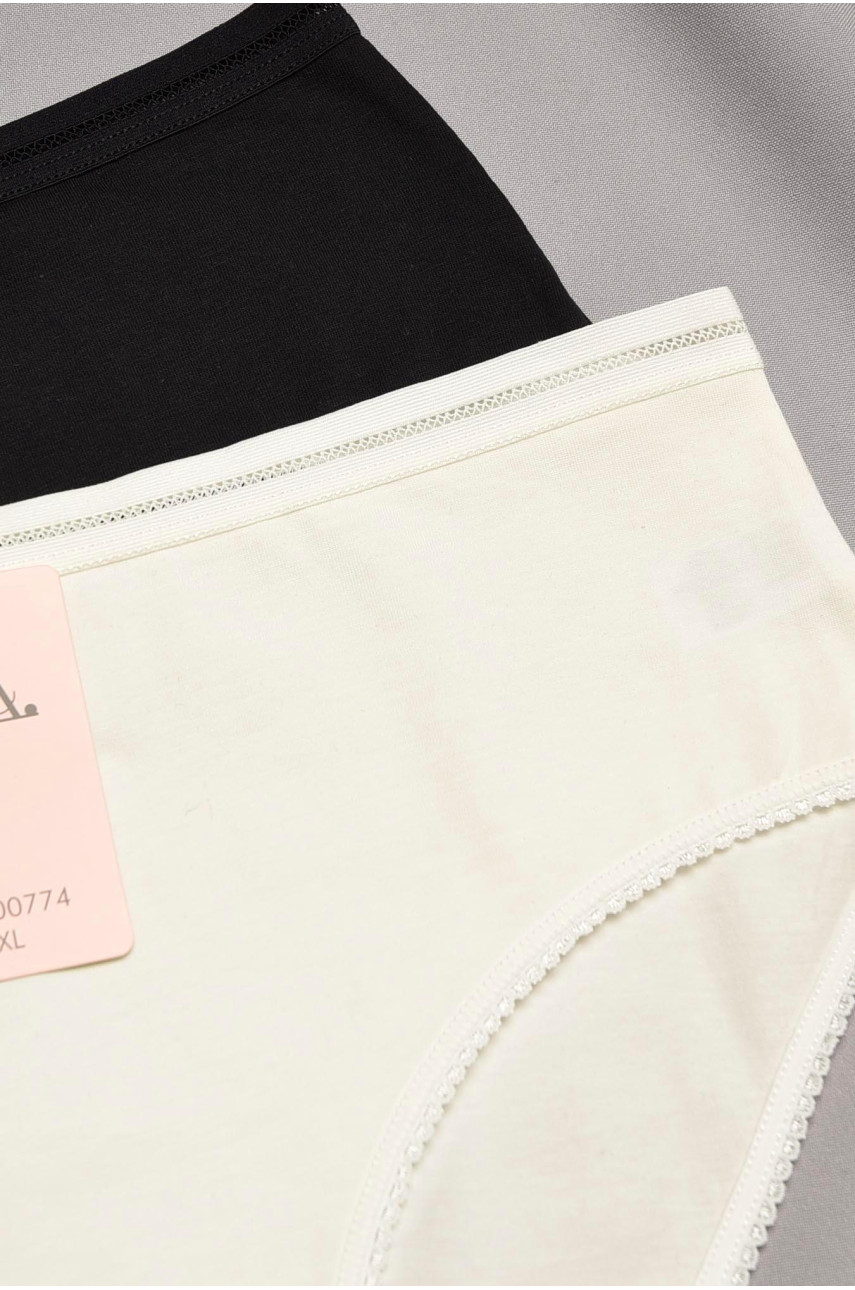Набор трусов женских полубатальных 2 штуки 00774 195530