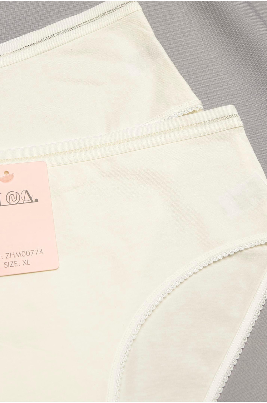 Набор трусов женских полубатальных 2 штуки 00774 195532