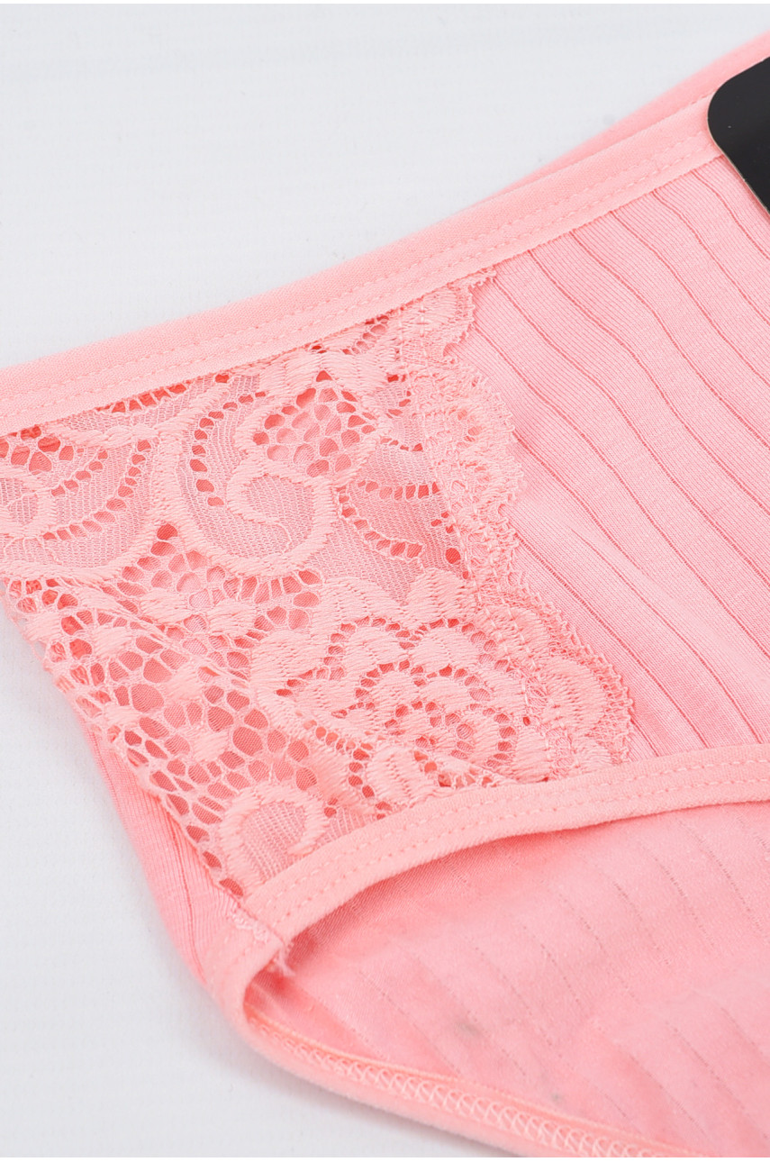 Трусы женские полубатальные персикового цвета 20056 195538