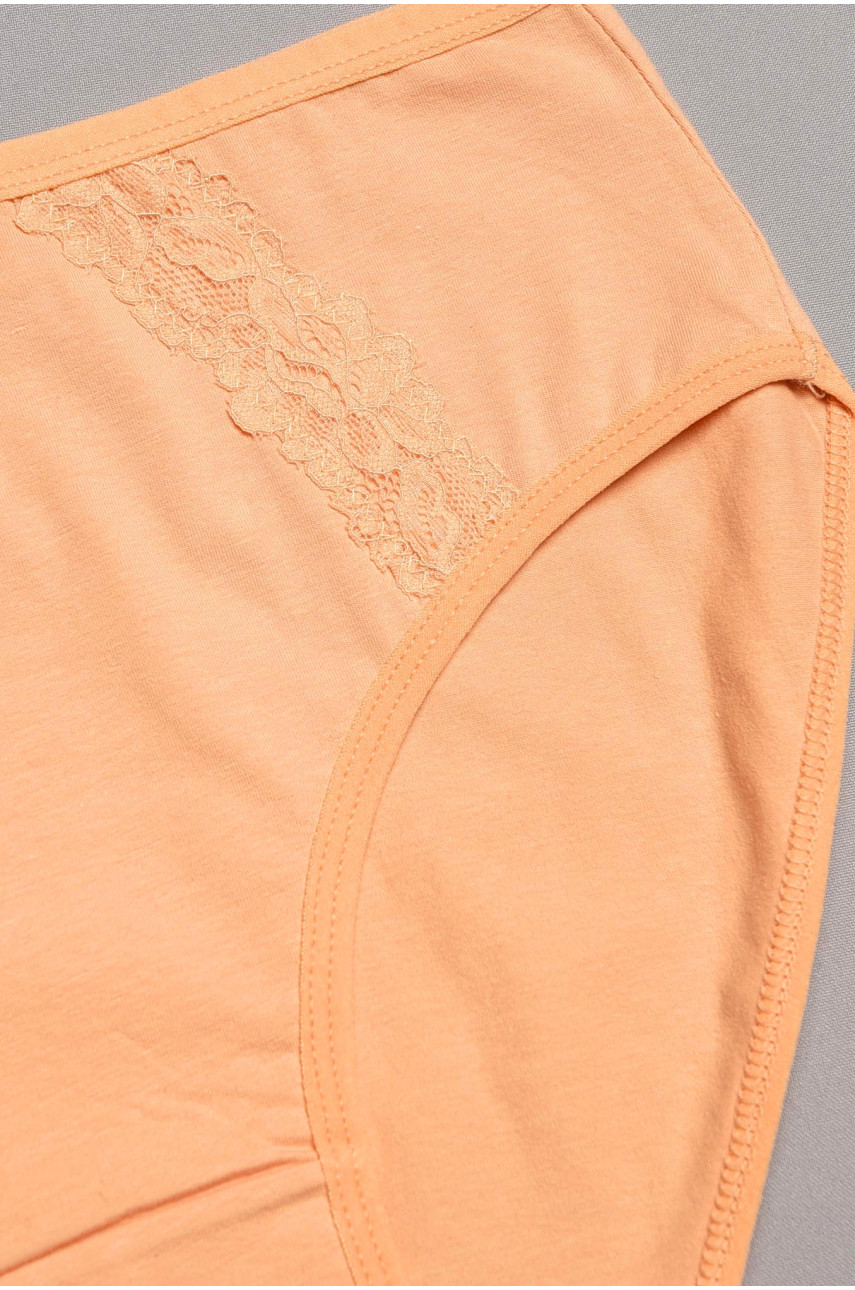 Труси жіночі напівбатальні бежевого кольору 51444 195547