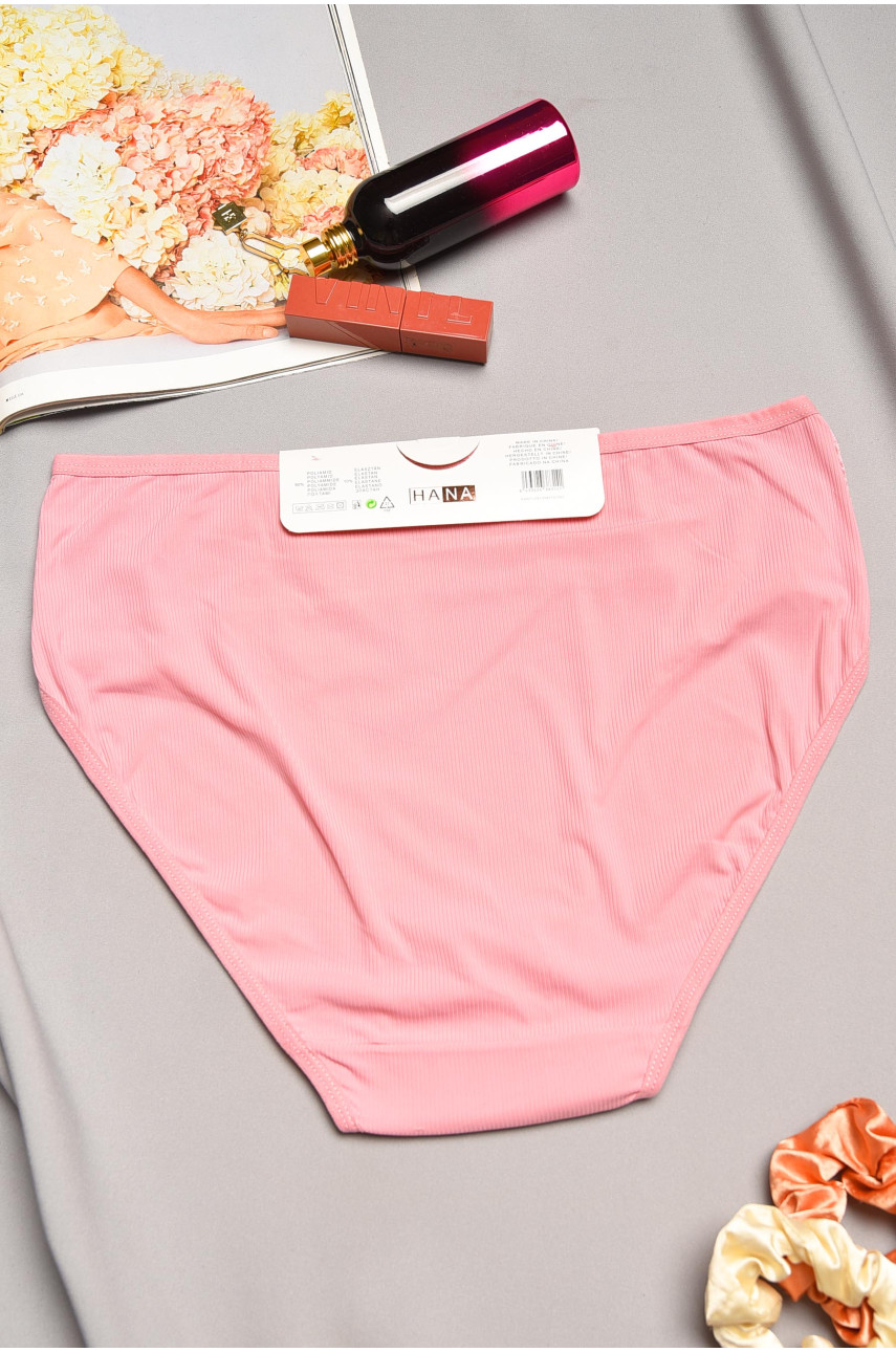Трусы женские полубатальные розового цвета 38314 195564