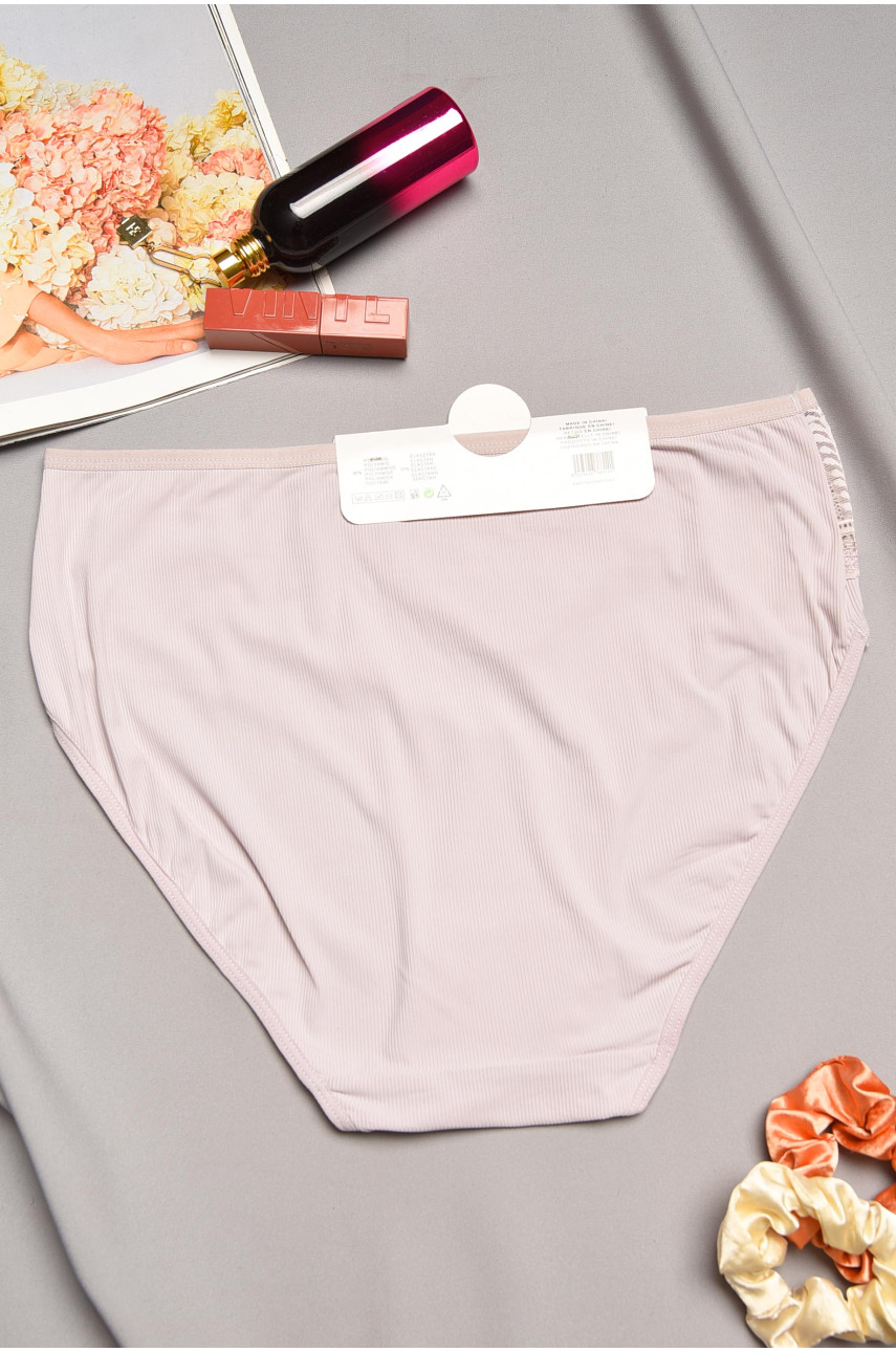 Трусы женские полубатальные сиреневого цвета 38314 195566