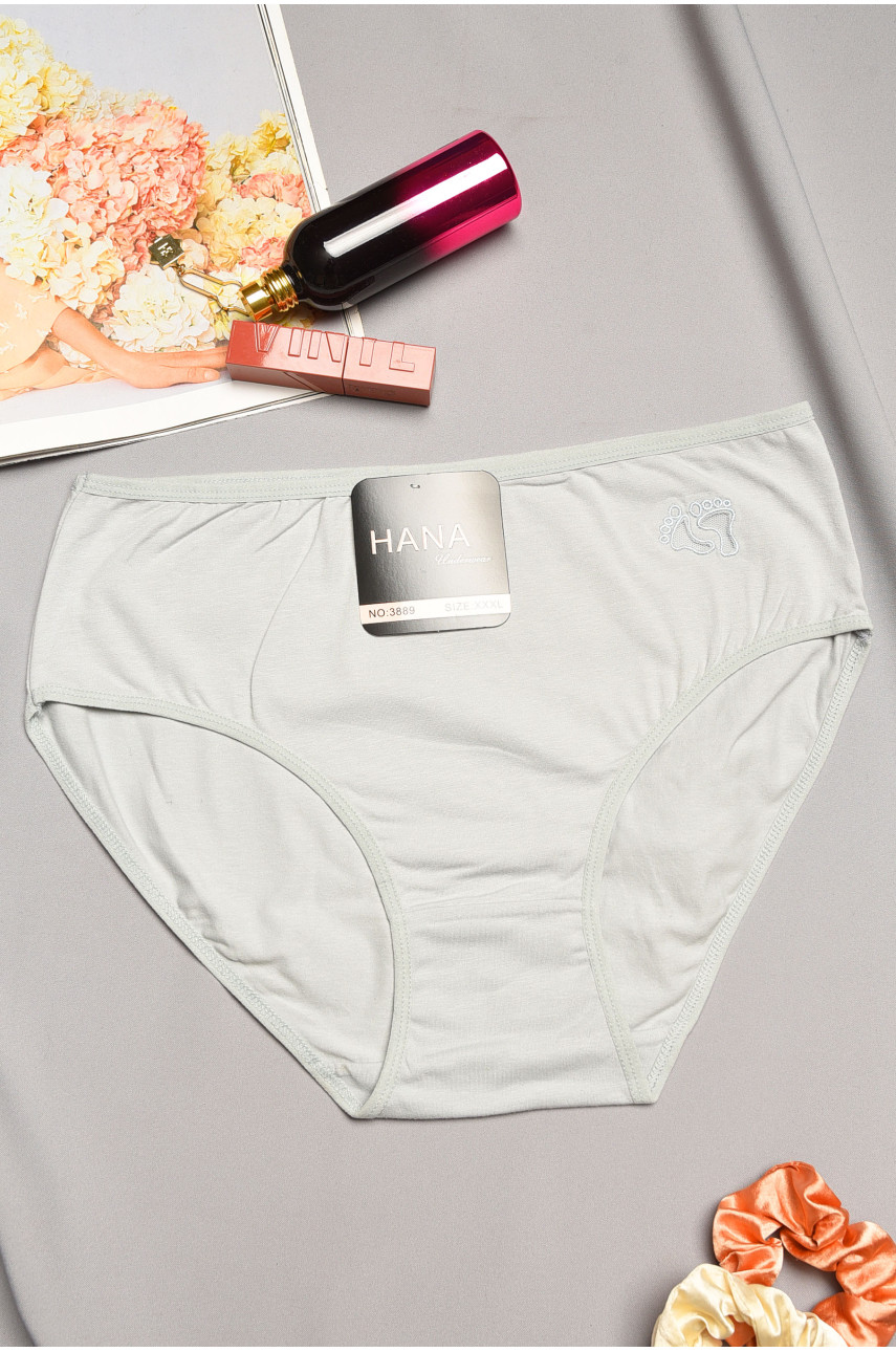 Трусы женские полубатальные мятного цвета 3889 195600