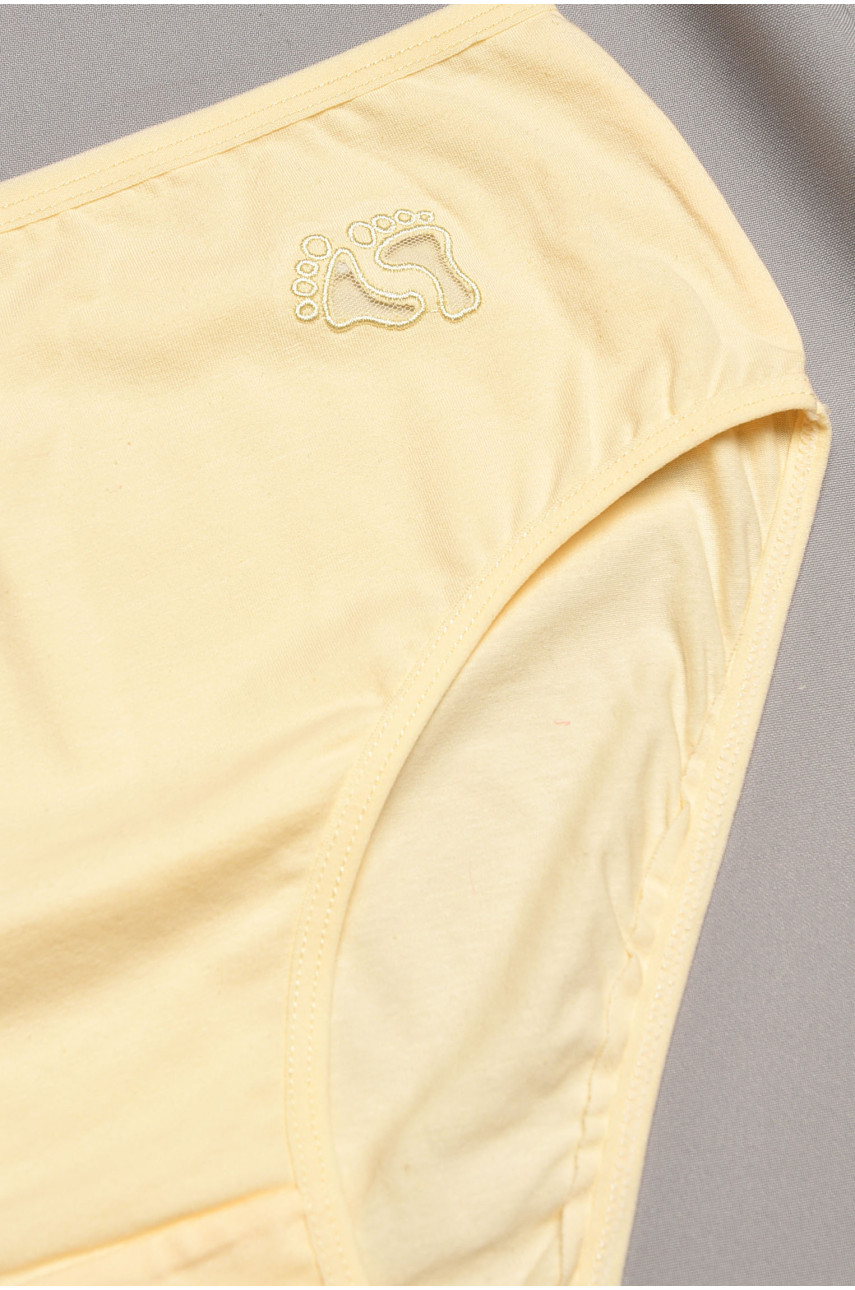 Трусы женские полубатальные молочного цвета 3889 195604