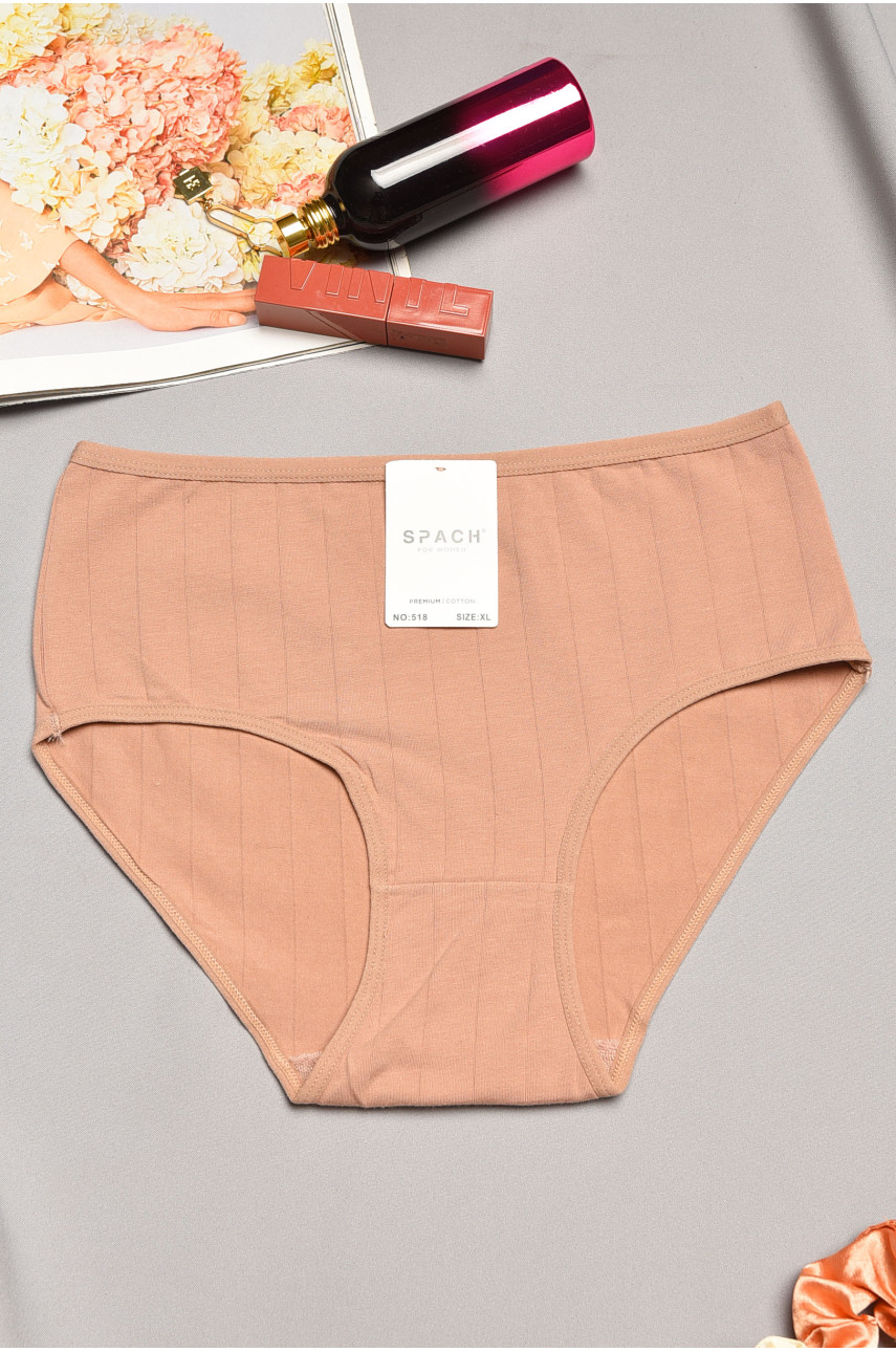 Трусы женские полубатальные цвета мокко 518 195611