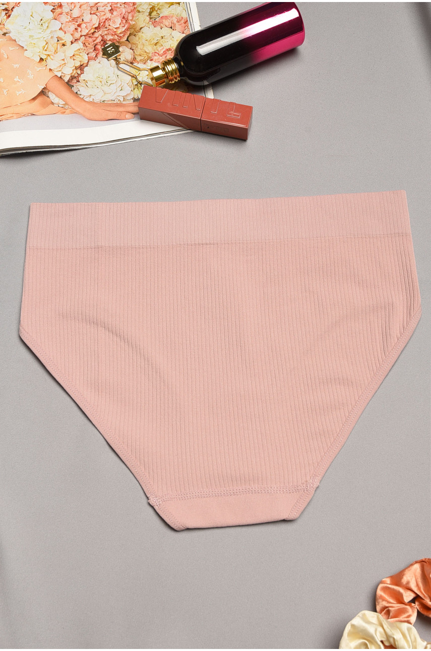 Трусы женские полубатальные розового цвета 3933 195631