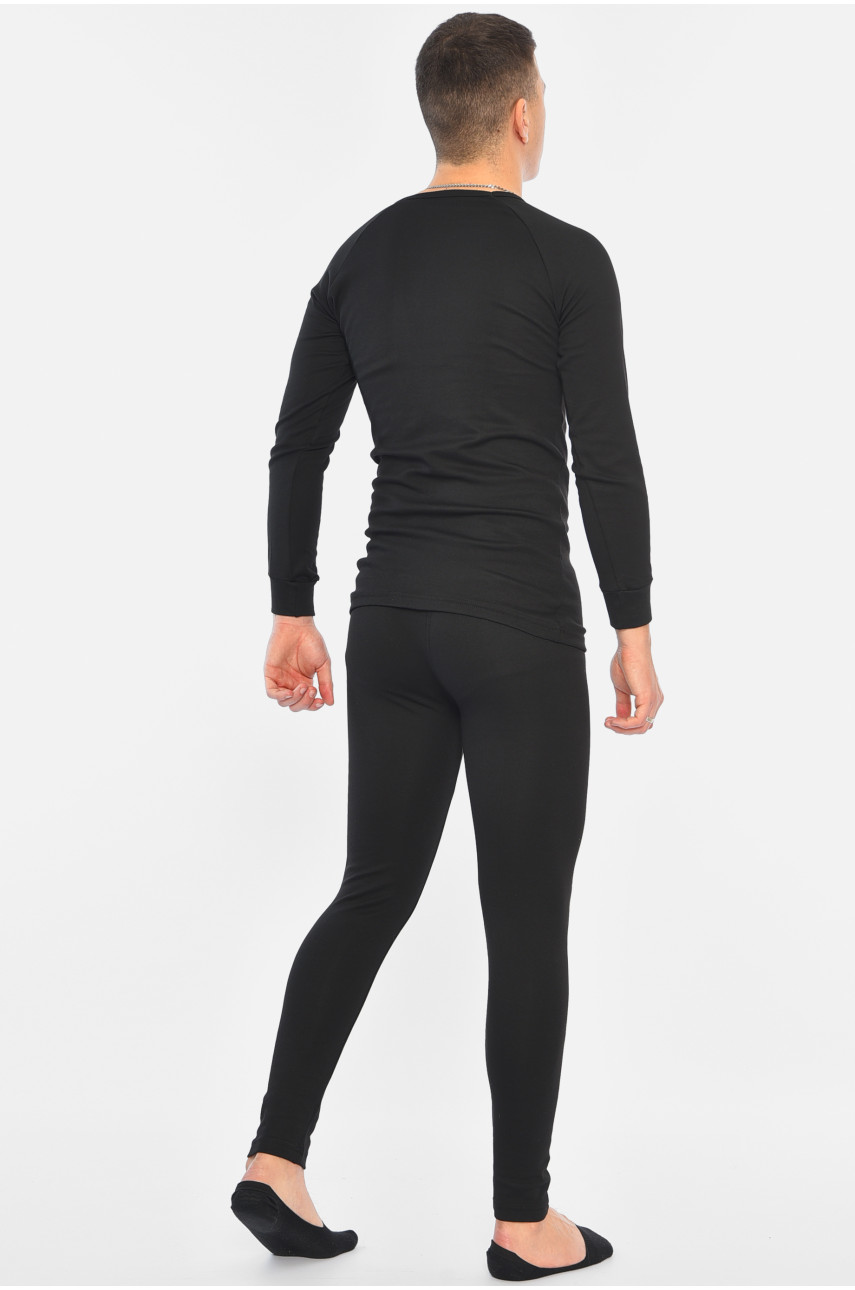 Термобелье на флисе мужское черного цвета 195633 Термобелье на флисе мужское черного цвета 195633