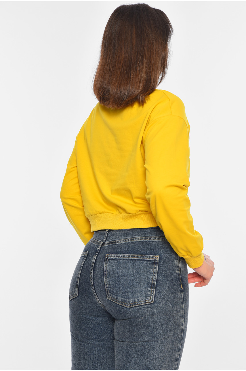 Світшот жіночий жовтий А12-45 195650