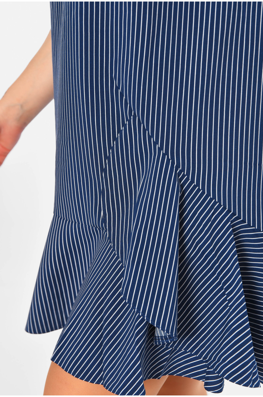 Сукня жіноча смугаста синього кольору 520 195669