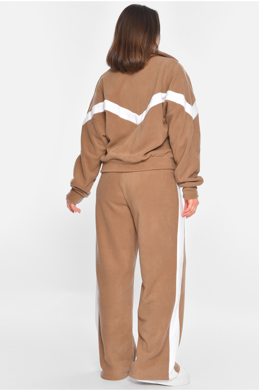 Спортивный костюм женский полар флис цвета мокко 5131 195691 Спортивный костюм женский полар флис цвета мокко 5131 195691