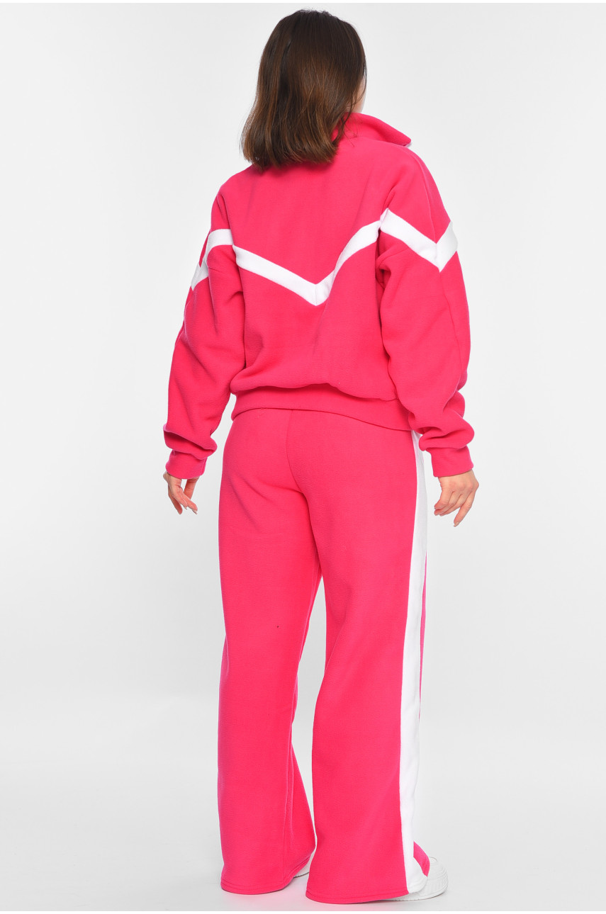 Спортивний костюм жіночий полар фліс рожевого кольору 5131 195692