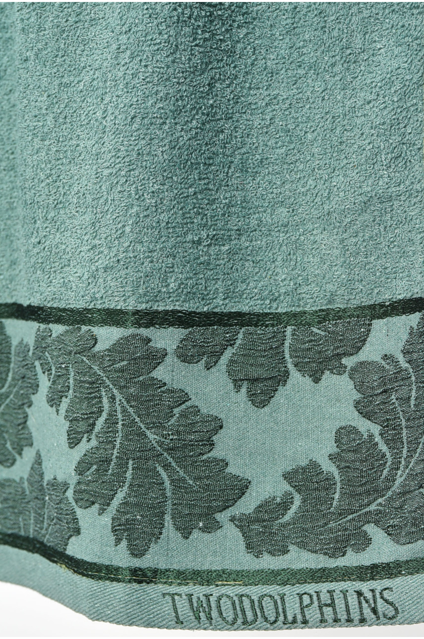 Полотенце банное махровое зеленого цвета 152-61-120 195743 Полотенце банное махровое зеленого цвета 152-61-120 195743