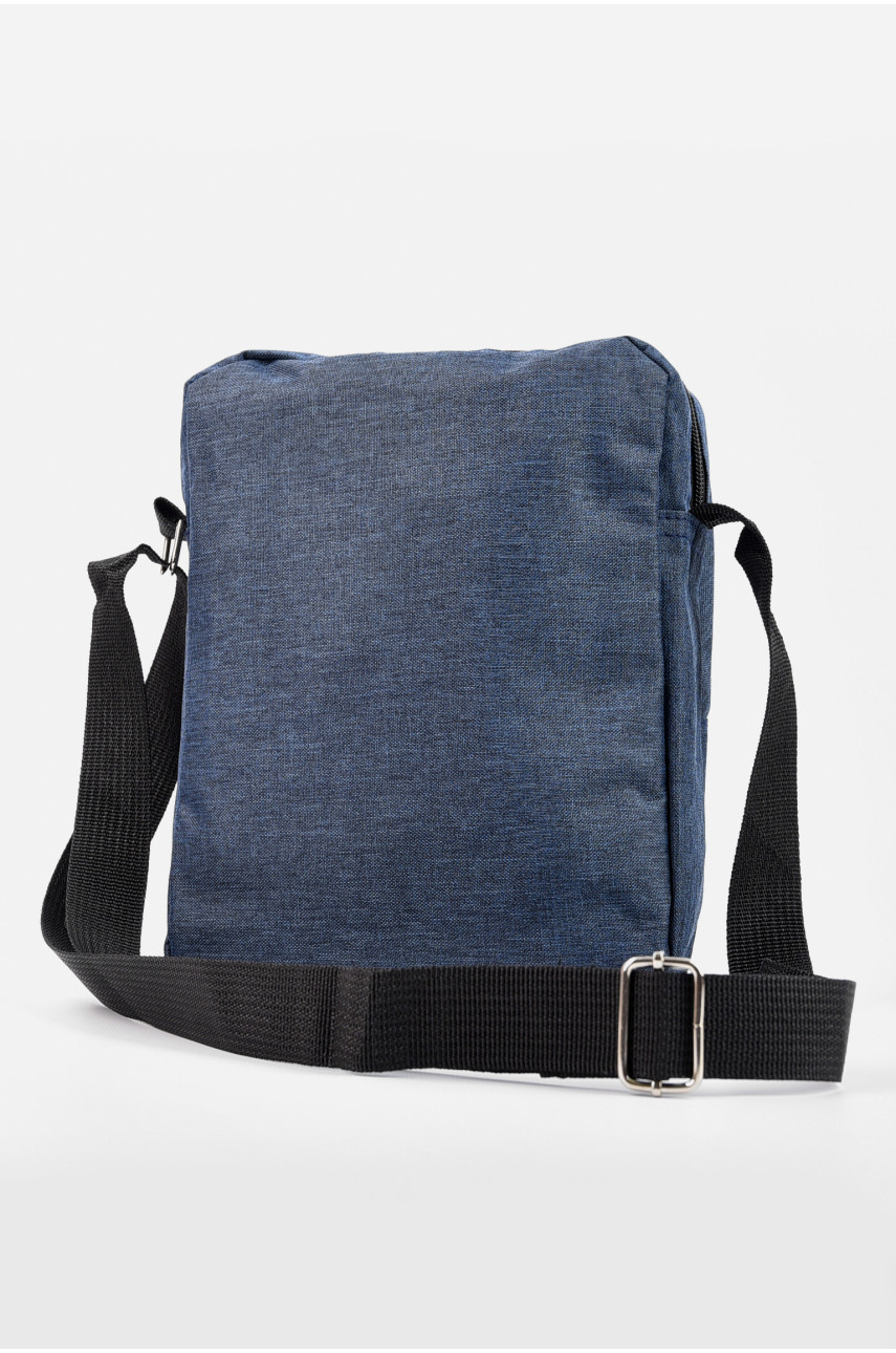 Сумка чоловіча через плече текстиль синього кольору 19118 195754